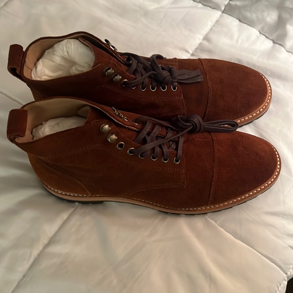 Taylor Stitch Trench Boot in Suede (BNWOT) 10.5